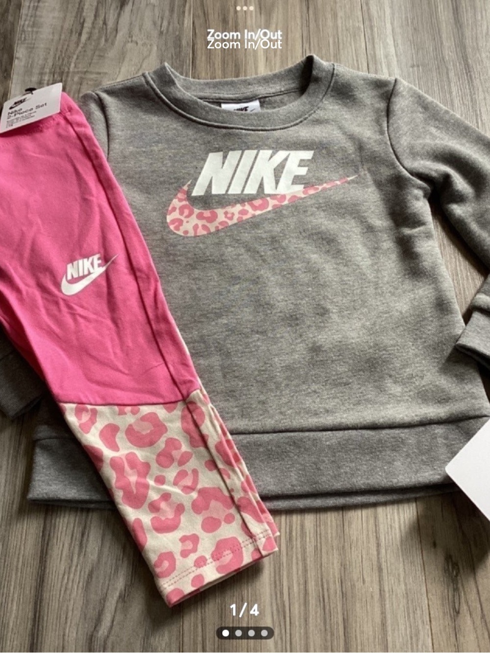 Nike Girls Sweatshirt & Leggings Set size 2T(NWT) ~PRICE FIRM, NO OFFERS~